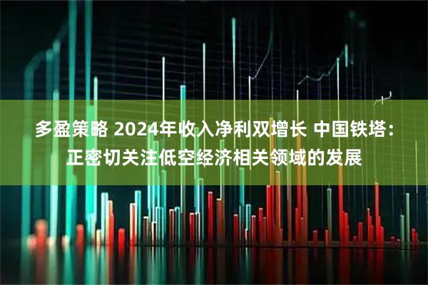 多盈策略 2024年收入净利双增长 中国铁塔：正密切关注低空经济相关领域的发展