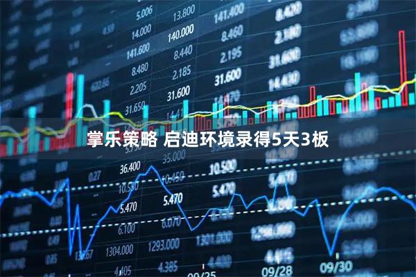 掌乐策略 启迪环境录得5天3板