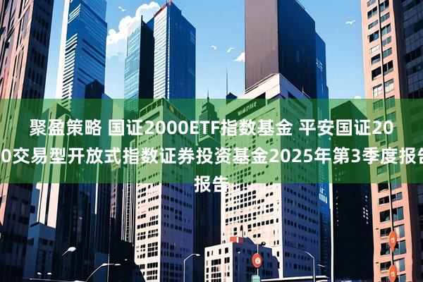 聚盈策略 国证2000ETF指数基金 平安国证2000交易型开放式指数证券投资基金2025年第3季度报告
